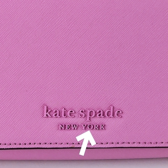 Kate Spade Cameron Monotone Barbie Pink Small Flap Leather Crossbody Bag - Picture 14 of 14